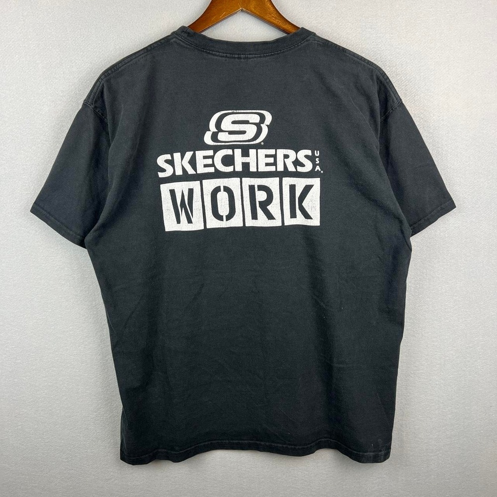 Sketchers Work Black Promotional Tee Shirt L